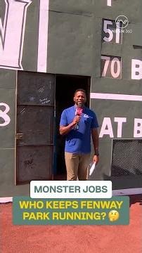 Jahmai Webster Takes You on a Tour of Fenway Park Jobs