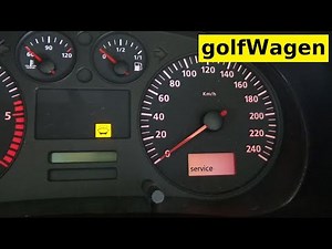 SEAT Leon 1 service reset