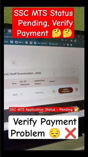 Application Status Pending | Verify Payment