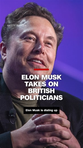 44K views · 484 reactions | Elon Musk has taken to his social media platform, X, to criticize British politicians. He targeted both former right-wing ally Nigel Farage and UK Prime Minister Keir Starmer. He also posted on social media that the UK's child safeguarding minister, Jess Phillips, should be imprisoned. Starmer responded by saying "a line has been crossed." Read more: https://cnn.it/4gYvQYI | CNN | Facebook