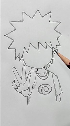Day 40 of Drawing | Anime Drawing | Naruto Drawing