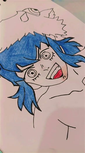 demons slayer inosuke draw pencil ✏️ colour 😎🖼️ song #art