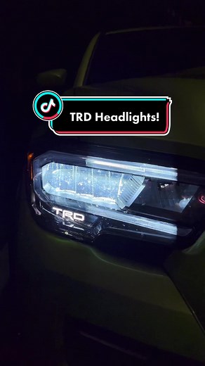 Toyota Tacoma TRD Headlights Review