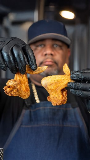 The Key To Make Great Fried Chicken Wings! #food #cooking #yummy | Smokin' and Grillin' with AB