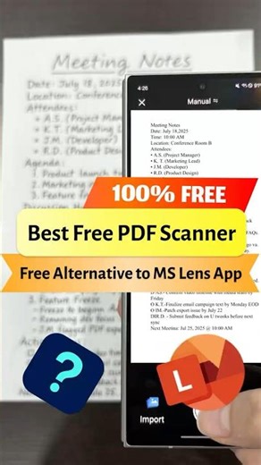 Best Free PDF Scanner App Ever #scan