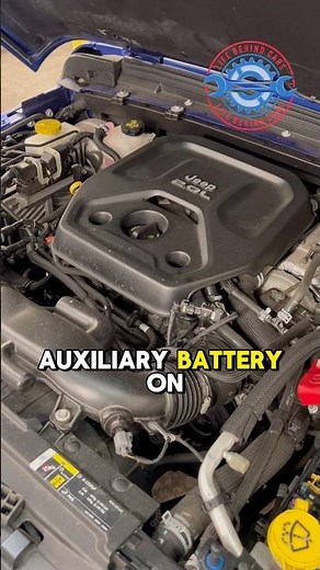 Jeep Wrangler 2020 Auxiliary Battery Location 🔋🚙#JeepWrangler #WranglerOverland