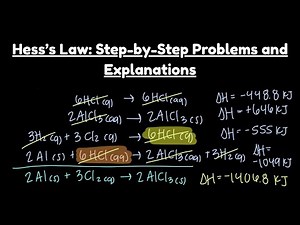 Hess's Law: Step-by-Step Practice Problems & Examples (Made Easy!)