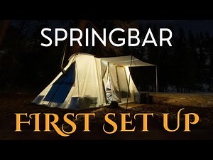 First Set Up Of The Best Tent Ever? Springbar Classic Jack 140