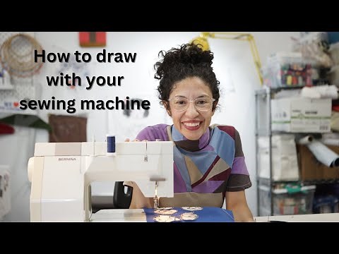 How to draw with your sewing machine / Free motion embroidery for beginners