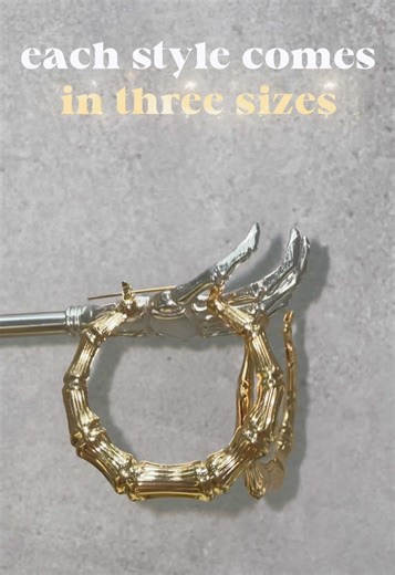 The retro and elegant style makes your outfits more fashionable. #golden #hiphop #earrings #2026 #retro