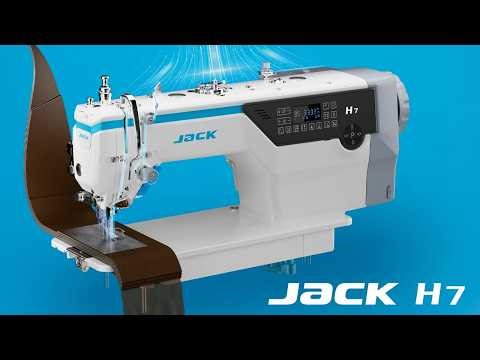 Machine à coudre industrielle double entraînement JACK H7 – cuir et matériaux épais