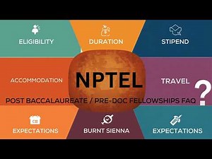 NPTEL Fellowship Explained | Eligibility, Stipend, Duration & Benefits | Post /Pre-Doc Program