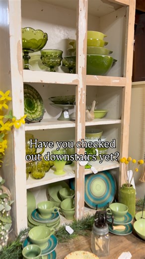 Yes! We have a second floor downstairs full of vendors! Many customers are surprised and almost miss it. Grab a friend and come shop this week! 📍Springfield, TN | Springfield Antique Barn