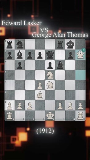 That One Brilliant Queen Sacrifice ♟️💎 || #chess #chessgame #brilliant