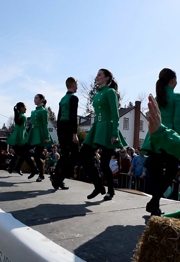 Hudson St. Patrick’s Parade ☘️#trainingchampions #stlazare #irishdance #stpatricksday
