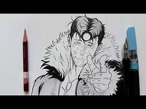 How to Draw Ryu Ishigori Step by Step | Jujutsu Kaisen S3