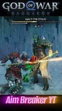 God Of War Ragnarök Rage Blade Fight with HJALTI the Stolid #shorts #pcgaming #gaming #godofwar
