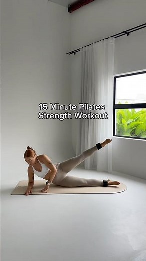 15 Minute Pilates Strength Workout 🤍