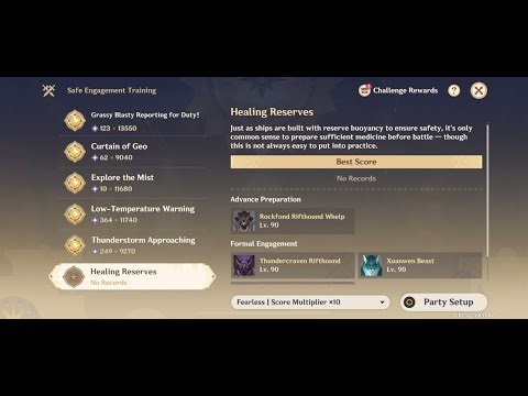 Safe Engagement Training [Luna II] | Gold, 9K-14K+ pts | Genshin Impact