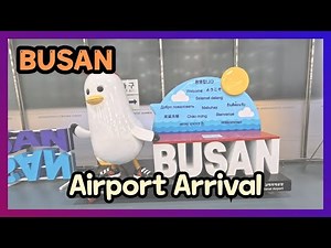 Busan Gimhae International Airport Arrival to Exit Full Walk 4K Real Time Korea Airport