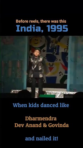 Which one you liked the most ? 1995 vibes! 🌟 Kids aged 5-12 channeling Dharmendra’s swagger, Dev Anand’s charm & Govinda’s groove- with zero chill and full perfection! 🎬💃🕺 Hosted by a young dynamo girl who owned the stage! Pure childhood joy & desi entertainment at its peak. #90sNostalgia #BollywoodKids #DanceLikeLegends #Instareels #ViralVideo #SharedJoy #Dharmendra #DevAnand #Govinda #Memorywala | Syed Mohd Irfan