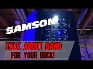 Samson Expedition Explor Battery-Powered PA Speaker | Unboxing & Demo!