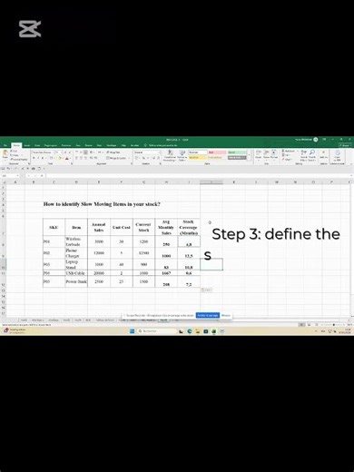 How to Identify Slow-Moving & Critical Stock Using Excel (Real Case Study)