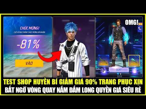 Test the MYSTERY SHOP with 90% off new item bundles, and surprisingly, the Dragon Fist Spin is su...