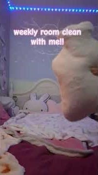 clean my room with me🎀🎀#cleaning #grwm