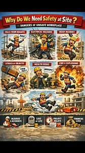 Why do we need safety at site??? Reply in comments #safetybook #ehfs | SafetyBook