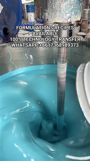 PAINTS AND COATINGS FORMULATION RECIPES PRODUCTION RECIPES, STEP BY STEP TECHNOLOGY TRANSFER