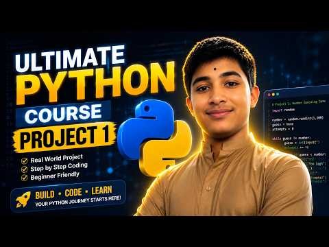 🚀 Ultimate Python Course: Project 1 | Build Rock Paper Scissors Game in Python 🎮