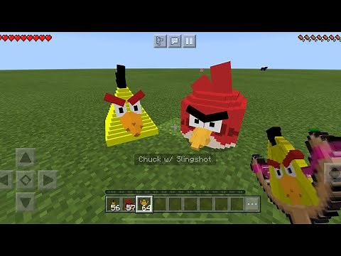 Angry Birds MOD in Minecraft PE