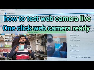 How to test a web camera Live One click web camera ready web camera test in laptop