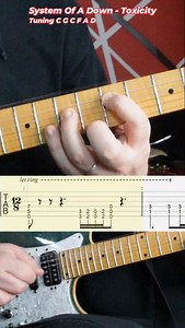 #Tutorial System Of A Down - Toxicity Guitar Riff Intro #guitartutorial #guitarcover #electricguitar #learnmontiktok #guitarlesson #guitartok #skullstrings #fyp #popularsong #SystemOfADown #Toxicity #riffguitar #riffrock #metal #metalriff | Tony GALDI