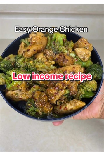 Panda Express Orange Chicken #budgetmeal #quickrecipes #dinnerideas #chinesefood #easyrecipe
