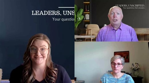 Leaders, Unscripted Podcast - Theresa ft Jodi and Fintan | National Young Leaders Committee