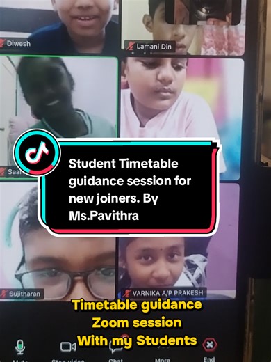 🎓 Welcome New Students! 📌 Ms. Pavithra’s Student Meetup & Timetable Guidance! 📚 Just finished our first guidance session for new joiners! ✏️✨ 💡 Guide hiw to plan Monday to Sunday study schedule 📹 Z👀M session highlights here! #mspavithra #PhoenixMindAcademy #TimetablePlanning
