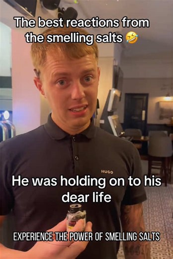 Trying Smelling Salts: Hilarious First Experience