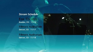 We'll be streaming all 3 shows from Colorado this week, free on our YouTube channel! Tune in tomorrow as we go live from The Fox Theatre in Boulder at 9:30pm MT. If you're coming to the show, doors open at 8:30pm. Then, Friday & Saturday we'll be live from Denver's The Fillmore Auditorium. TDB hits the stream at 9:30pm MT both nights. If you're coming to the show, doors are at 7 and support will start at 8pm both nights. Jade Cicada on Friday and Break Science Saturday night! | The Disco Biscuit