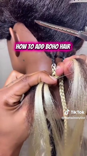 Watch how I effortlessly add boho hair the right way! 💕 🎥 Follow for more braid tips, tutorials, and product recs! Tap the link in bio to grab my free Hair Care Checklist   shop my braid e-books! #SanAntonioBraider #SATXBraids #SanAntonioHair #SATXStylist #BraidsSanAntonio