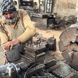 Machining process of Industrial Nut with Amazing technique | Hydraulic Hands