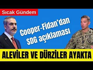 AMERİKALI KOMUTAN COOPER VE FİDAN YPG-SDG İÇİN NE DEDİ?