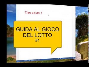 GUIDA AL GIOCO DEL LOTTO #1 calcolare il numero di ambi che si sviluppano