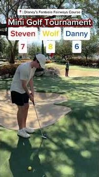 The World’s Hardest Mini Golf Course, Tournament #1 (Hole 3) #golf #minigolf #puttputt #viral