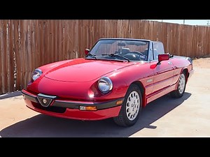 1988 Alfa Romeo Spider Quadrifoglio Walk-around Video