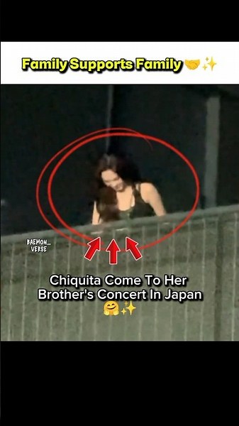 Chiquita Come To Her Brother's Concert In Japan #babymonster #chiquita #copper #shorts