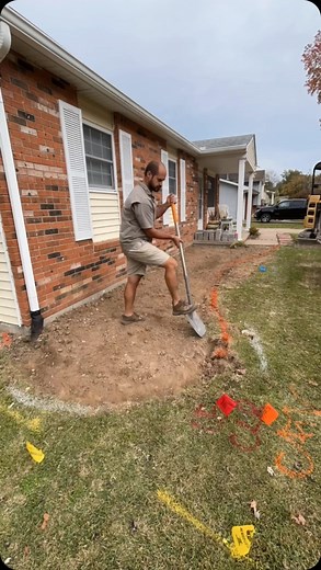 American Hardscaper | Front Landscaping with edging, edging installation guide link in bio. | Instagram
