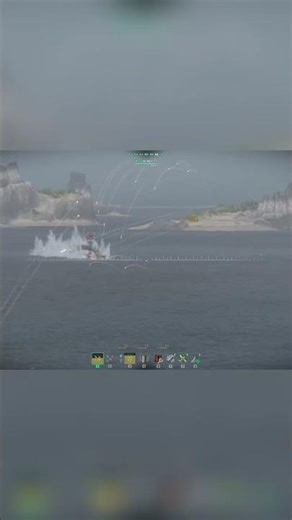 Epic Naval Battle: Ship Maneuvering and Explosive Combat! #shorts