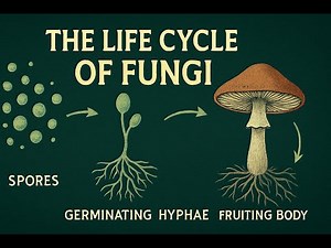 The Fascinating Life Cycle of Fungi 🌿 From Spores to Mushrooms